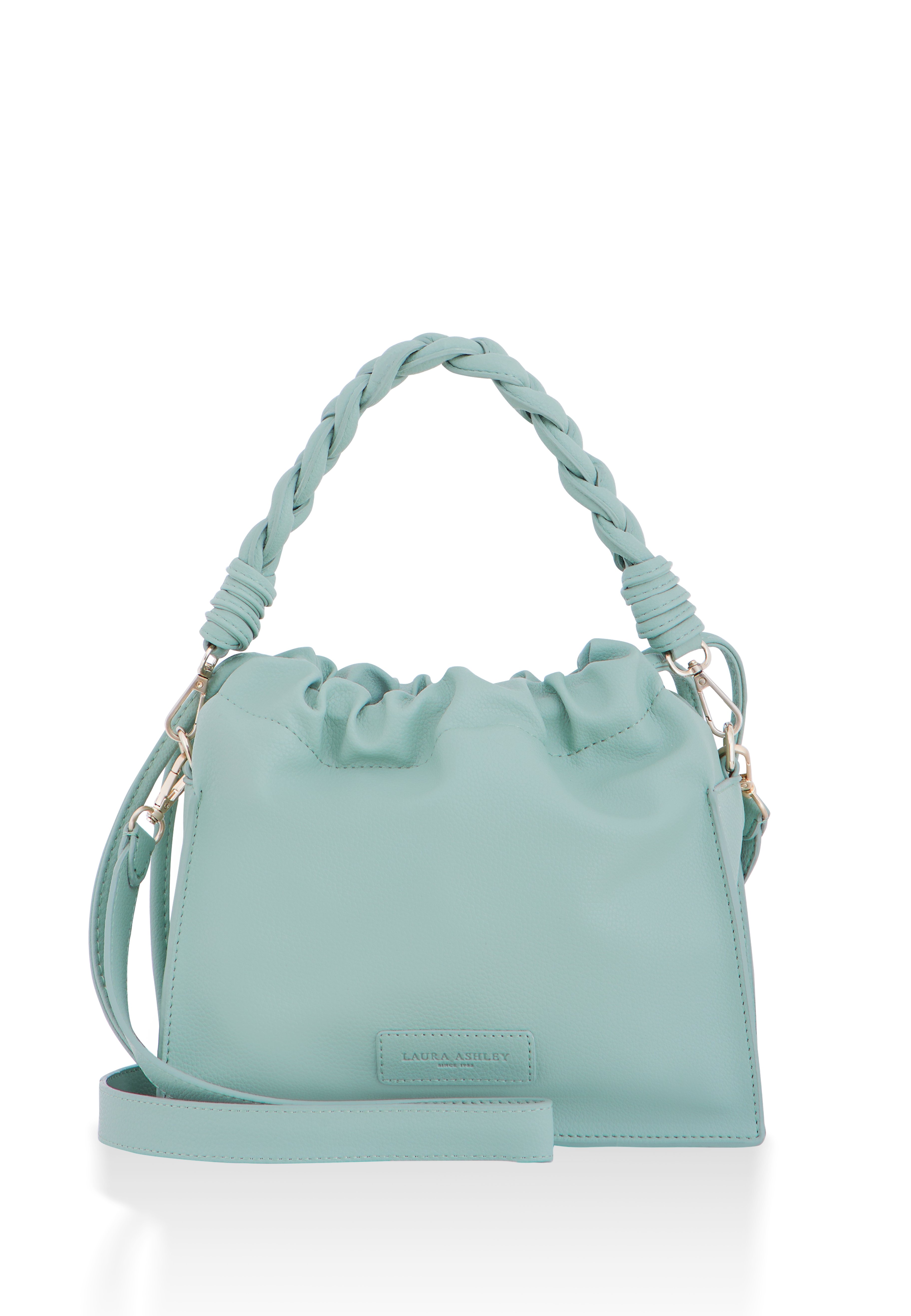 Laura Ashley groene mini tas met trekkoord