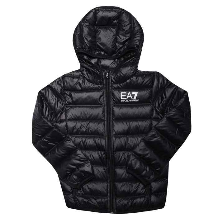 Boy s Emporio Armani EA7 Junior Padded Jacket in Black