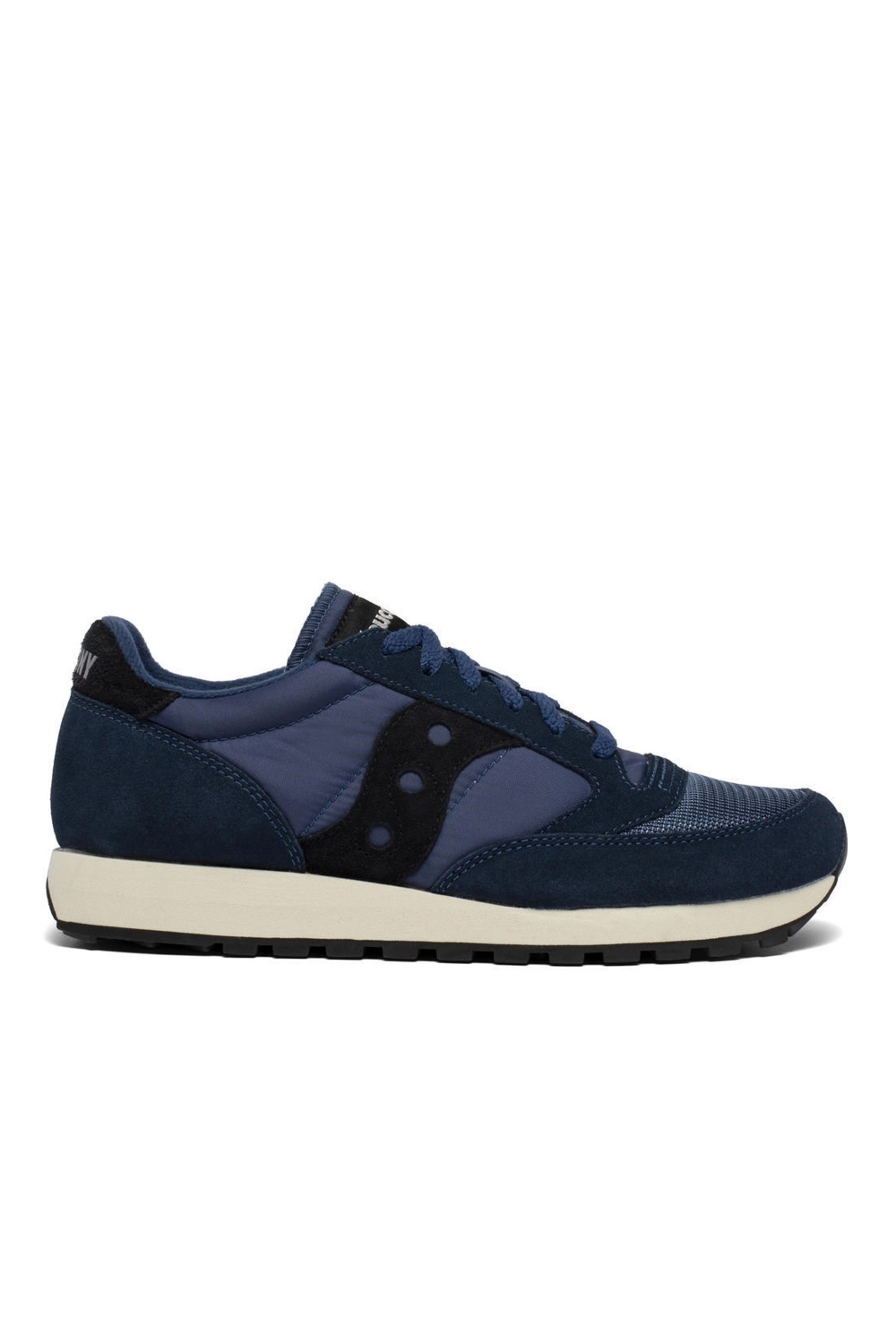 Men s Saucony Originals Jazz Original Vintage Trainers in Navy