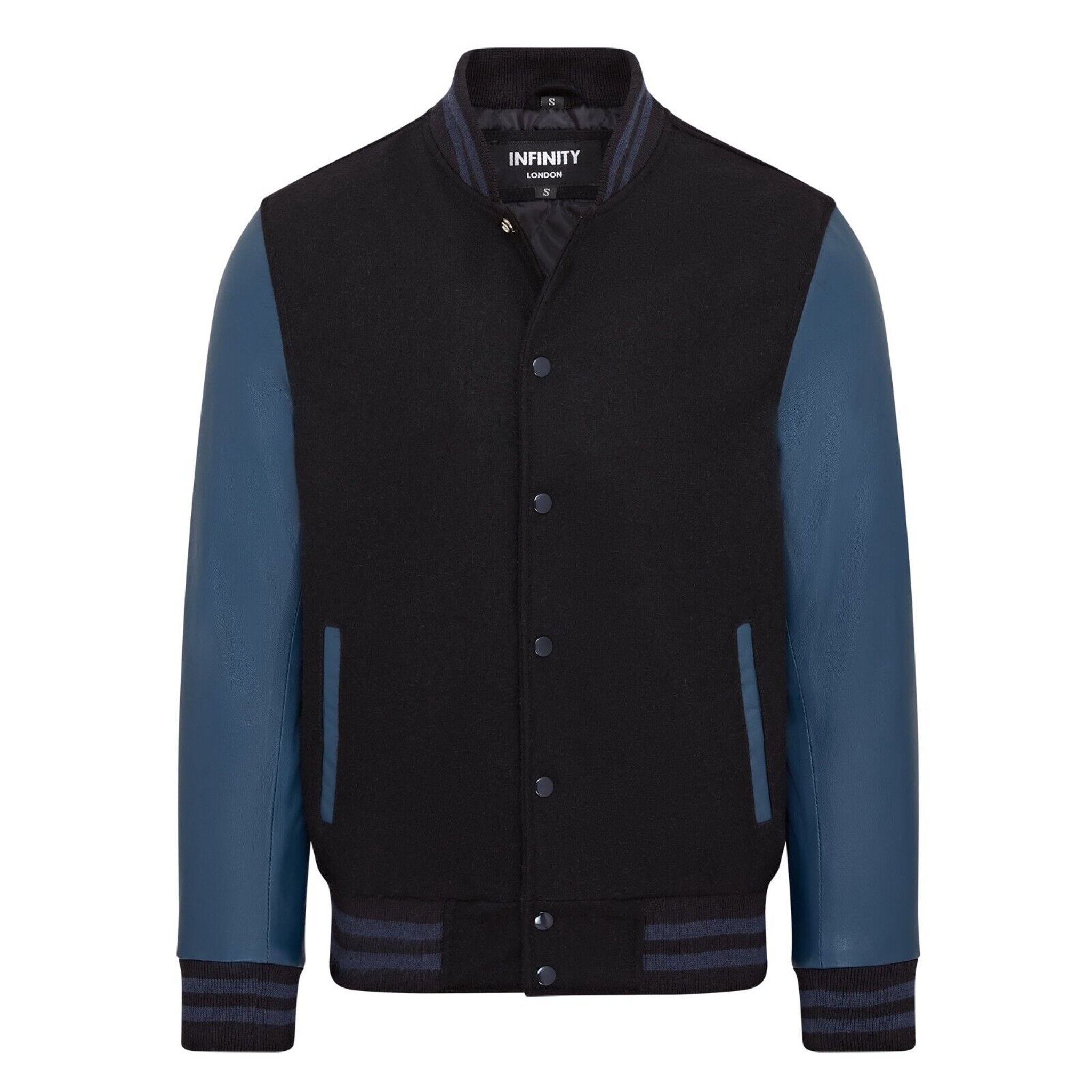 Zwart/blauw