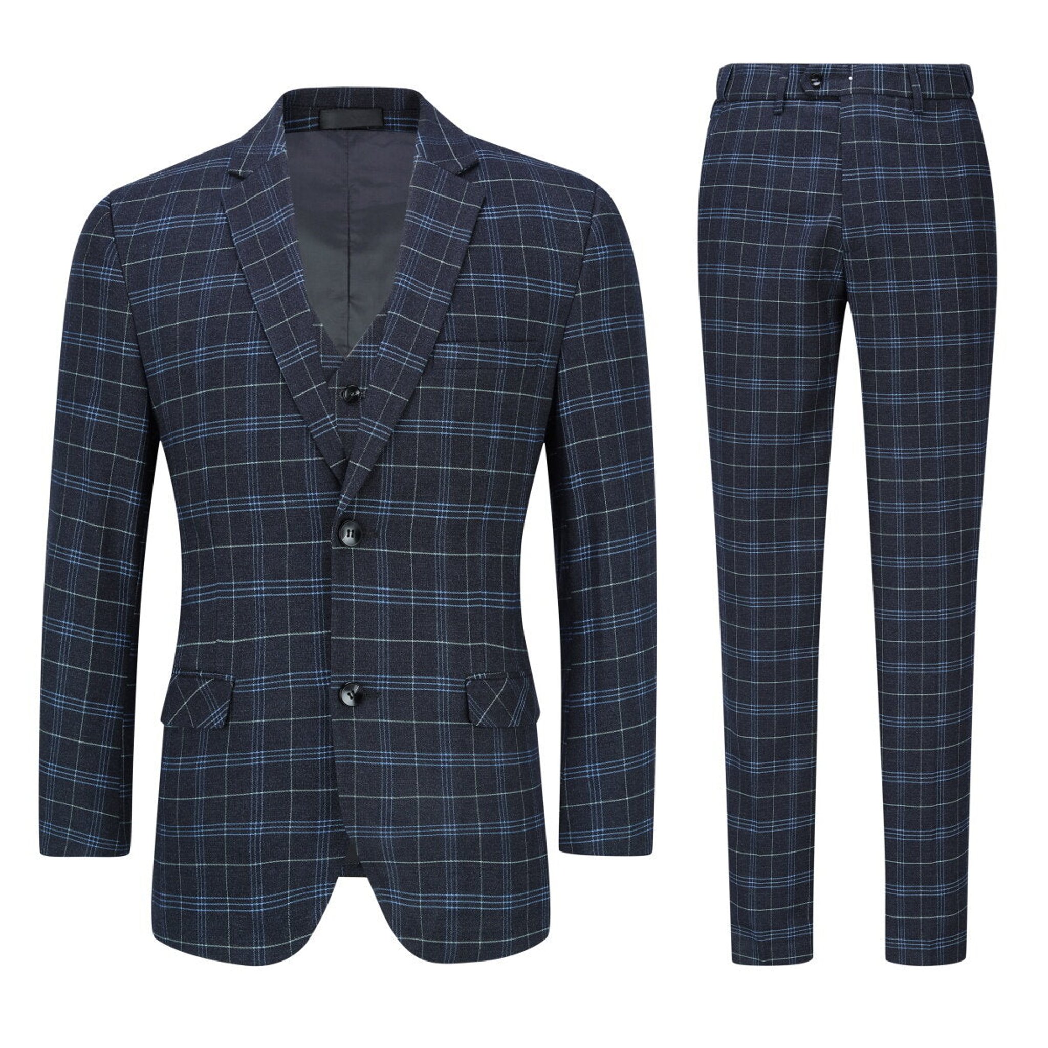 Zwart/blauw