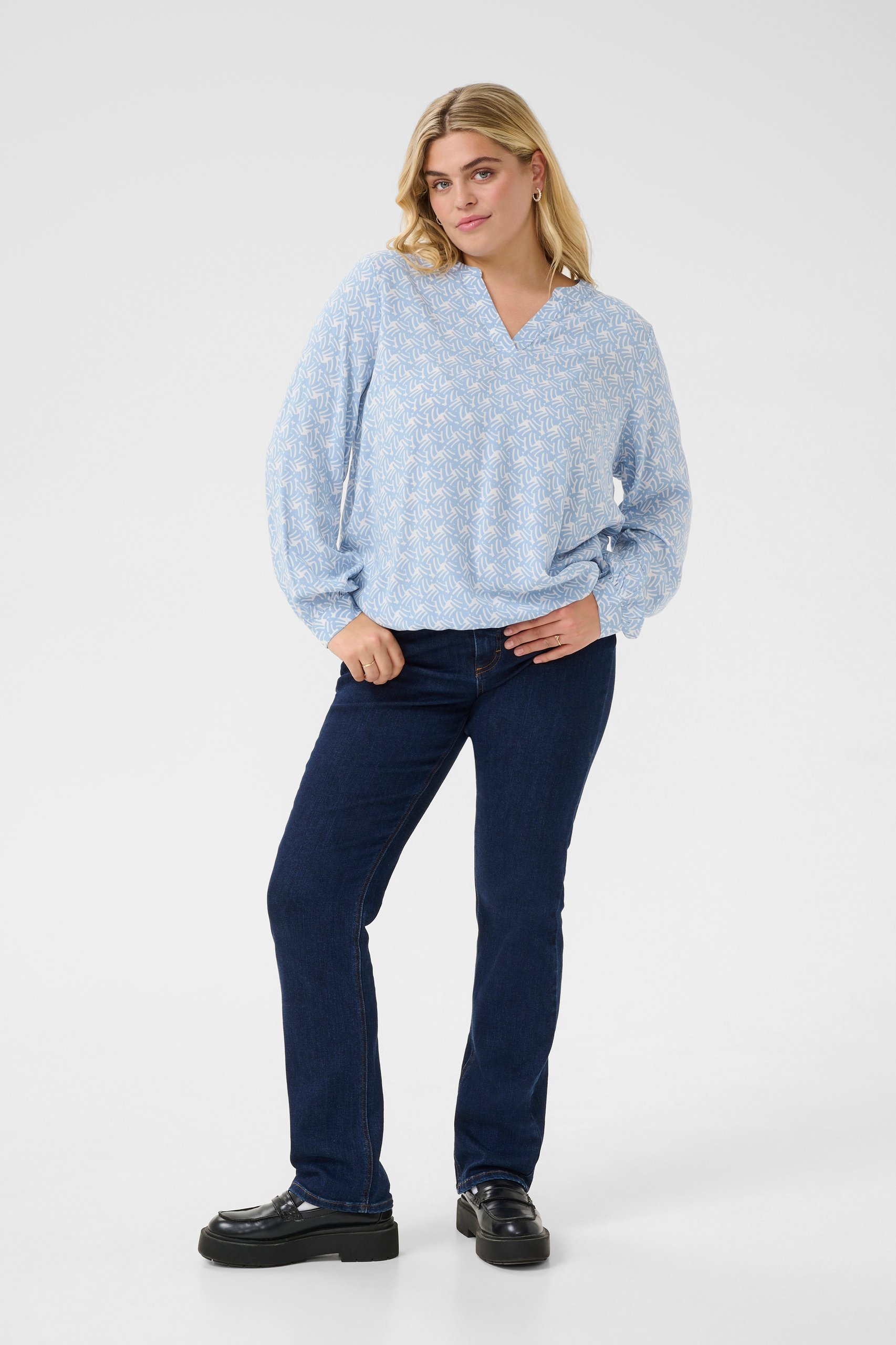 Blauw en wit