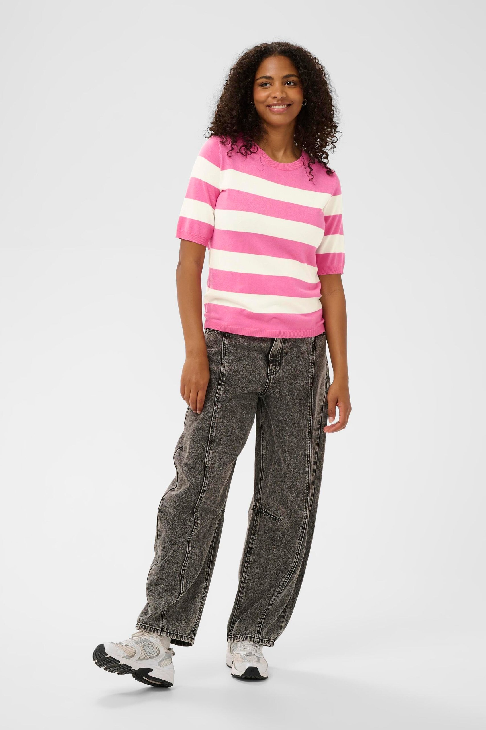 Roze en wit