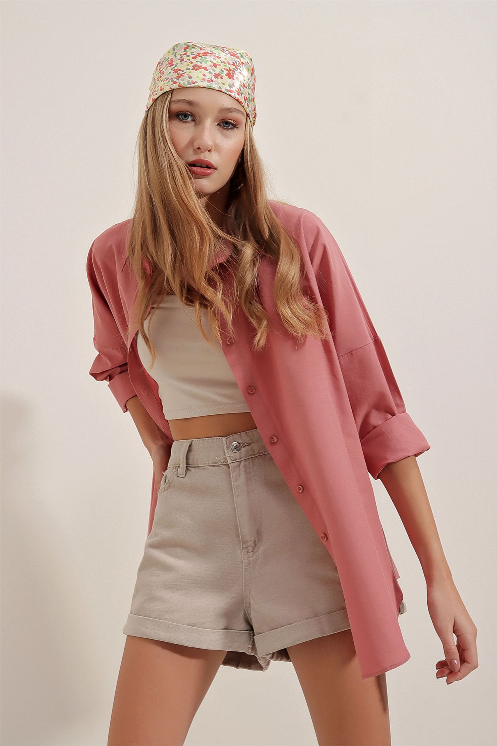 Stoffig Roze