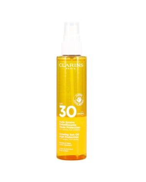 Clarins Glowing Sun Oil High Protection SPF30, 150 ml