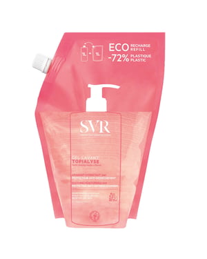 SVR Topialyse 1000ml Verzachtende Reinigingsgel Navulling voor de Gevoelige Huid