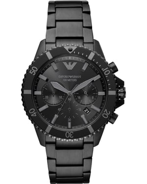 Emporio Armani Diver Heren Horloge Zwart AR11363