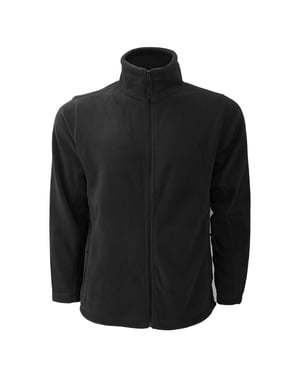 Russell Heren Full Zip Outdoor Fleece Jacket (Zwart)