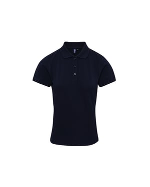 Premier Dames/dames Coolchecker Plus Piqu Polo met CoolPlus (Marine)