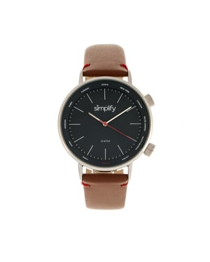 Vereenvoudig Het 3300 Leren Band Horloge