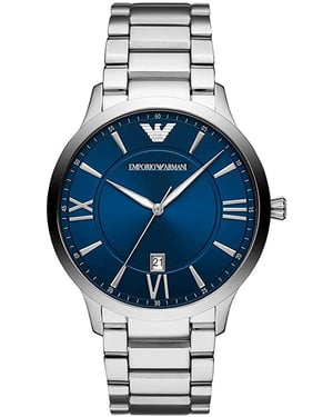 Emporio Armani Giovanni Mannen Horloge Zilverkleurig AR11227