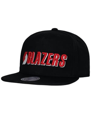 Mitchell & Ness Portland Trail Blazer Heren Zwarte Pet
