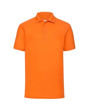 Fruit of the Loom Heren 65/35 Poloshirt (Oranje)