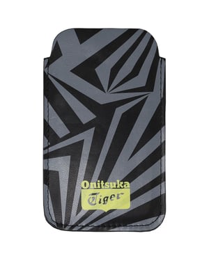 Onitsuka Tiger Bedrukt Grijs Zwart Leren iPhone 5 Etui Hoesje 113939 0900