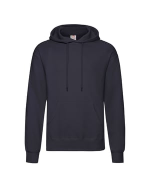 Fruit Of The Loom Heren Sweatshirt Met Capuchon / Hoodie (Donker Marine)