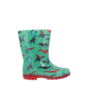 Mountain Warehouse Kinder/Kinder Splash Dinosaurus Lichtgevende Wellington Laarzen (Groen)