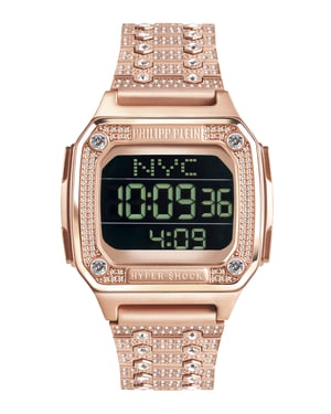 Philipp Plein Hyper $hock Dames Horloge Rosékleurig PWHAA1221
