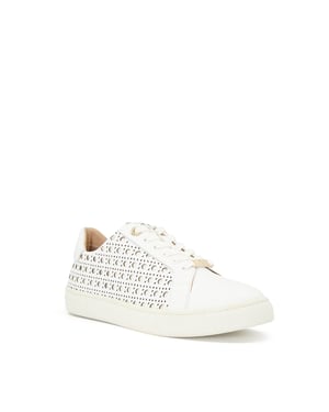 Dune Ease Leren Witte Sneakers Voor Dames