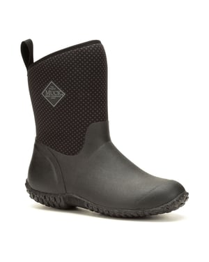 Muck Laarzen RHS Muckster II Korte Rubber+Neopreen Charcoal Print Regenlaarzen Schoenen