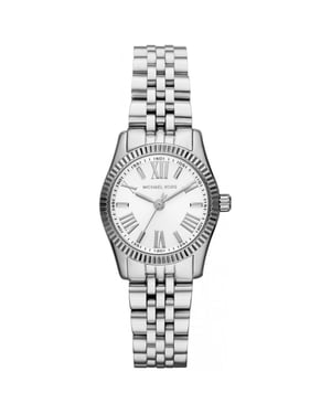 Michael Kors - Petite Lexington Zilveren Wijzerplaat Dameshorloge MK3228 