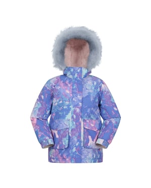 Mountain Warehouse Kinder/Kinder Ranger All-Over Print Waterafstotend Jasje (Lila)