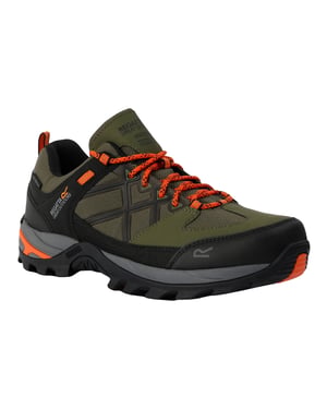 Regatta Heren Samaris III Laag Loopschoenen (Cypresgroen/Blaze oranje)