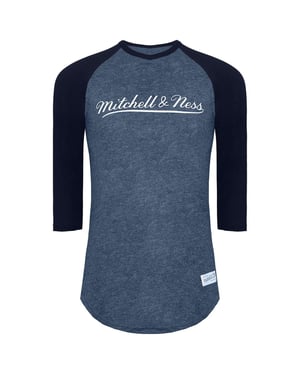 Mitchell & Ness Logo Heren Blauw Top