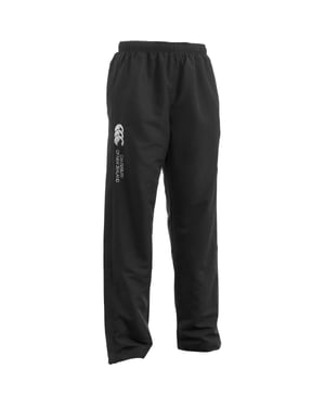 Canterbury Heren trainingsbroek met open zoom (Zwart/Wit)