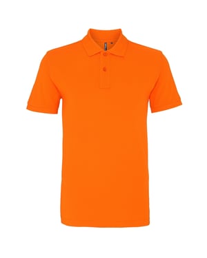 Asquith & Fox Heren Poloshirt met korte mouwen (Oranje)