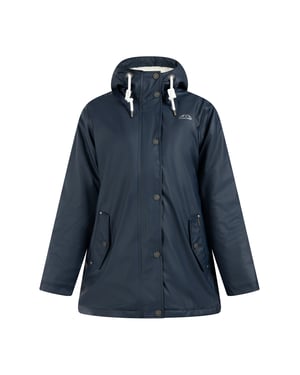 ICEBOUND Regenjas met teddy voering Dames marine