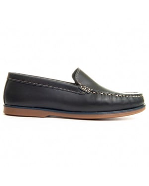 Purapiel Mocassin Mokka Zwart