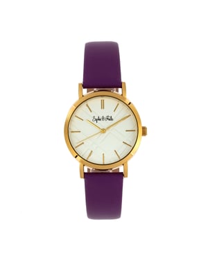 Sophie en Freda Budapest horloge met leren band