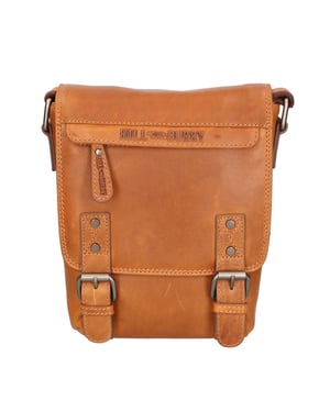 Hill Burry schoudertas Heren COGNAC