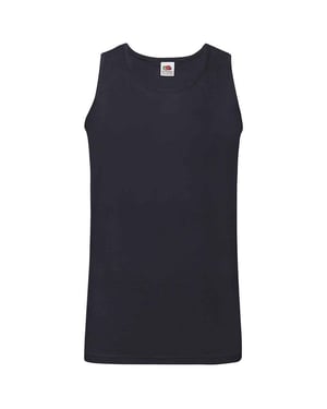 Fruit of the Loom Heren sportvest top (Deep Navy)