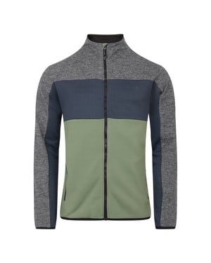 Dare 2B Venture Fleecejack Heren (Houtskool Grijs/Zwart Marl/Livijn Groen)
