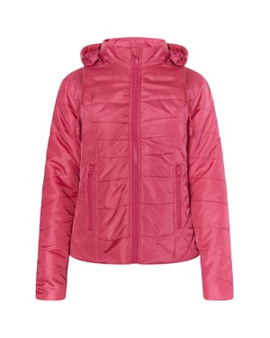 Mymo Licht gewatteerd jack Dames roze