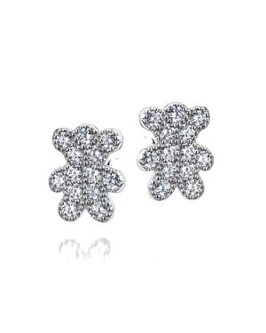 Orphelia 'Rosabel' Kinder 925 Sterling Zilver Stud Oorbellen - Zilver ZO-7352