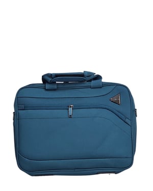 Lichtgewicht blauwgroen laptoptas