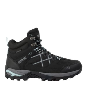 Regatta Dames/Dames Samaris III Wandelschoenen (Zwart/verbleekt aqua)