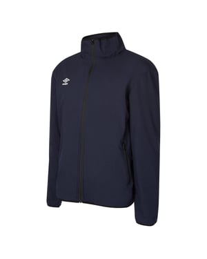 Umbro Heren Club Essential Bonded Jacket (Donker marine/wit)