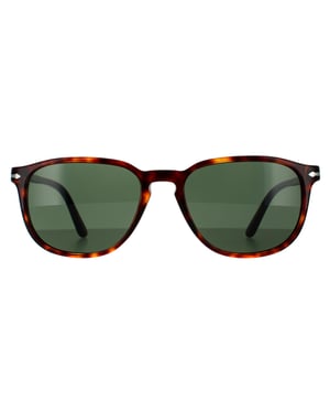 Persol Vierkante Heren Zonnebril Havana Groen