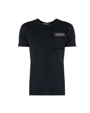 Iceberg T-Shirt C-Neck Mannen zwart