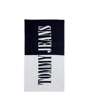 Tommy Jeans Heren Strandhanddoek Archiefblok