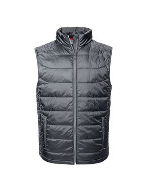 Russell Heren Nano Gewatteerde Bodywarmer (IJzergrijs)