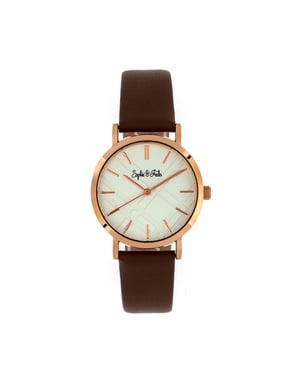 Sophie en Freda Budapest horloge met leren band