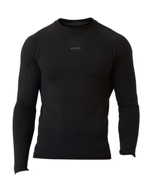 Björn Borg - Heren Seamless Hardloop Longsleeve T-Shirt - Zwart