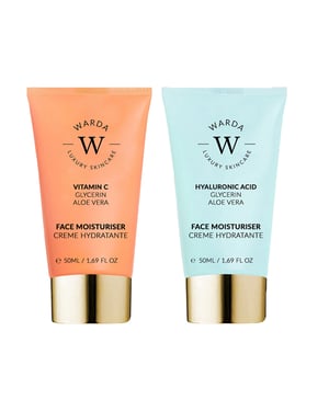 SKIN GLOW BOOST VITAMINE C MOISTURISER 50m + SKIN HYDRATION BOOST HYALURONIC ACID MOISTURISER 50ml