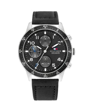 Tommy Hilfiger Jimmy Heren Zwarte Horloge 1791947