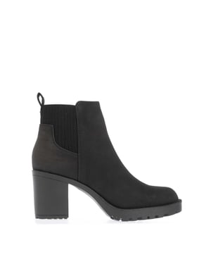 Dames Only Barbara Chelsea Boots met hak in zwart