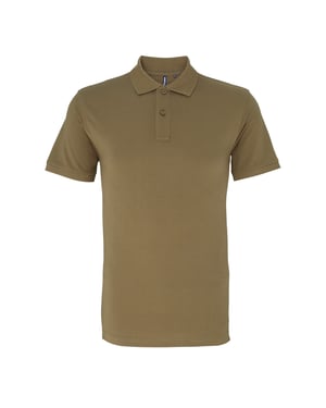 Asquith & Fox Heren Poloshirt met korte mouwen (Khaki)